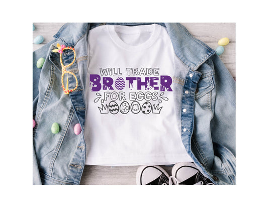 Kids Coloring Easter Shirt With Washable Markers